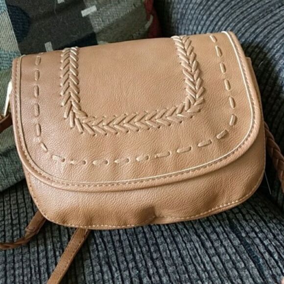 Olivia + Joy Tan crossbody Purse - Picture 1 of 5